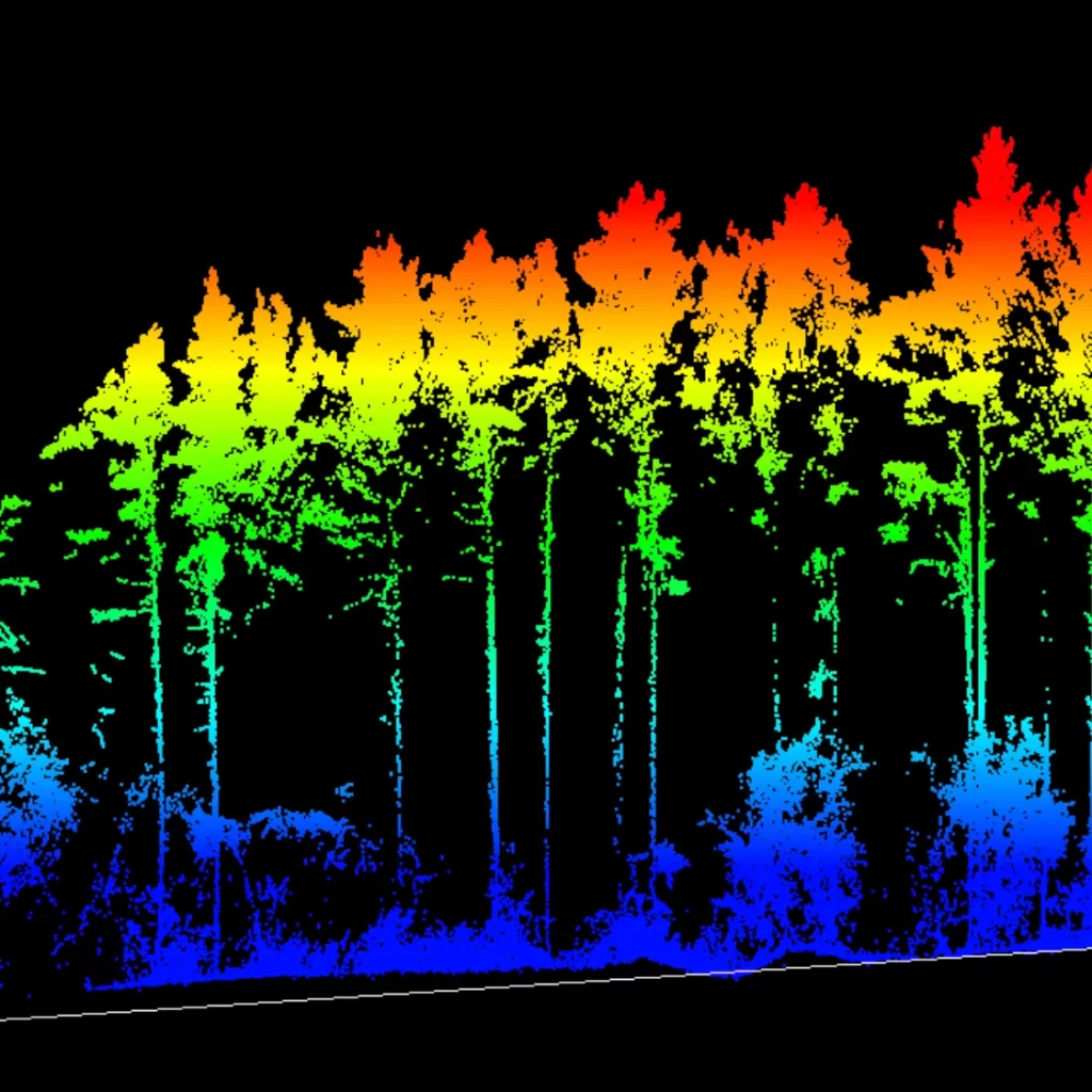 Lidar ground points